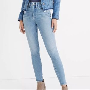 10" High-Rise Skinny Jeans in Hamden Wash Size 27 - Madewell